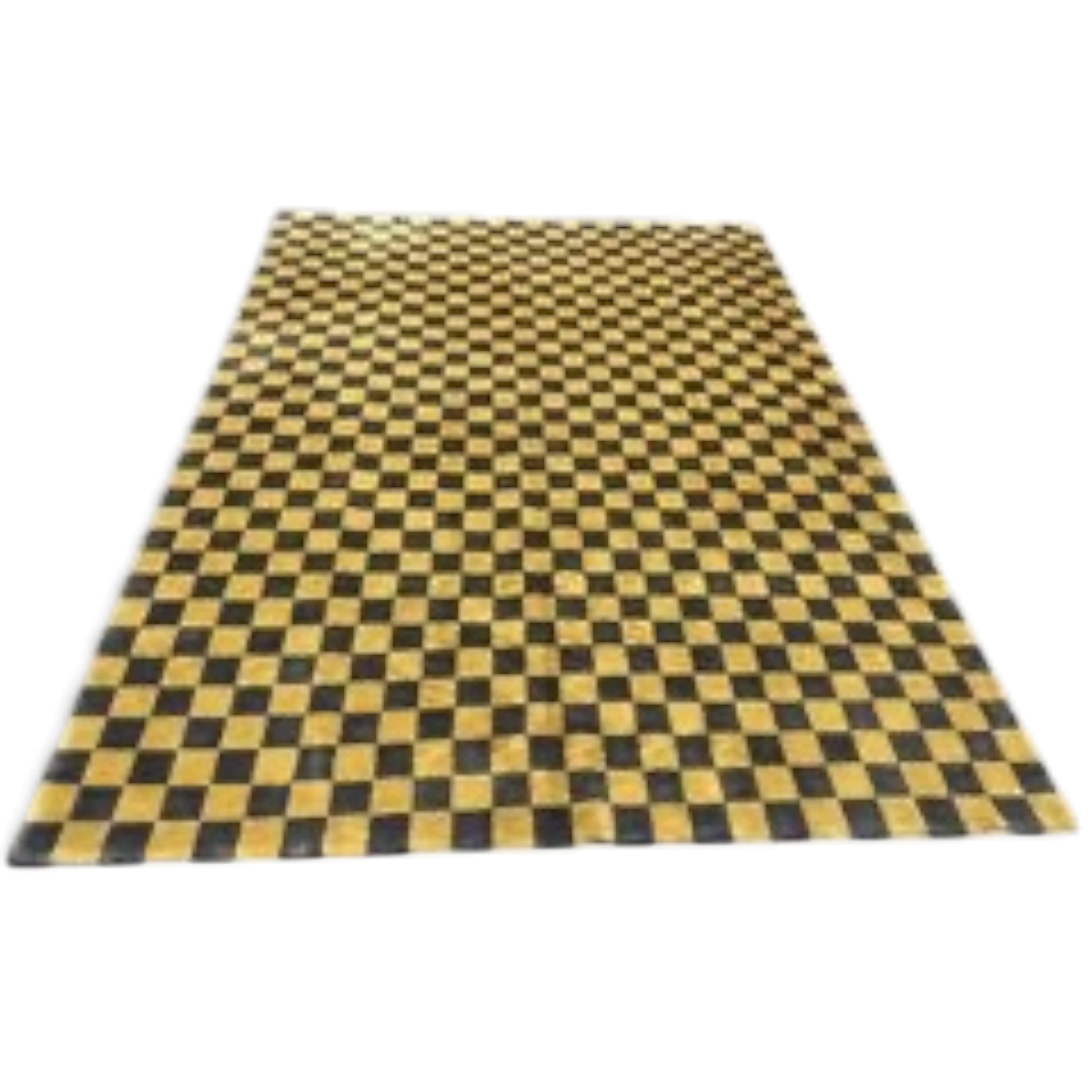 10 x 14 Hand-Tufted Checkerboard Wool Rug