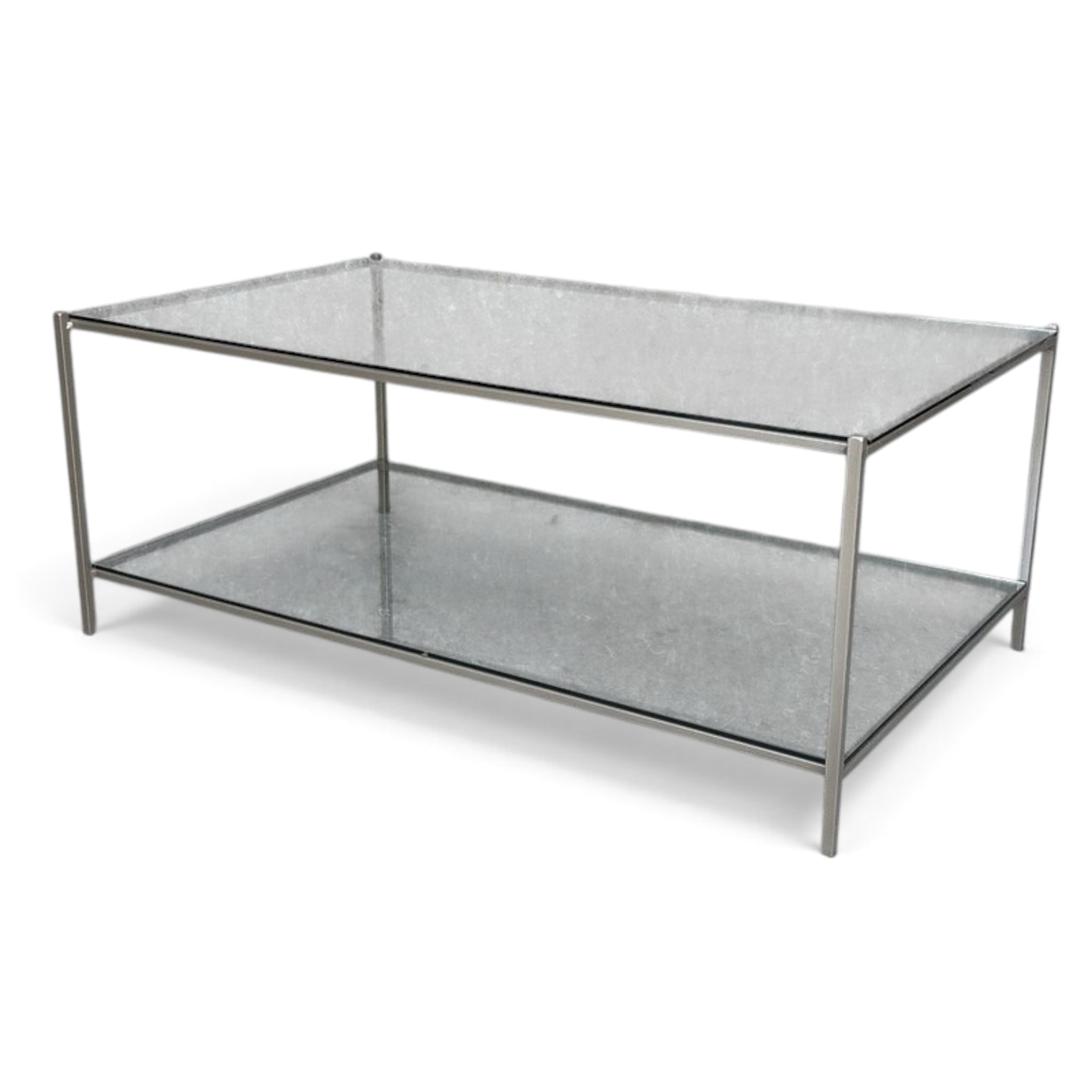 Charleston Forge Glass Coffee Table